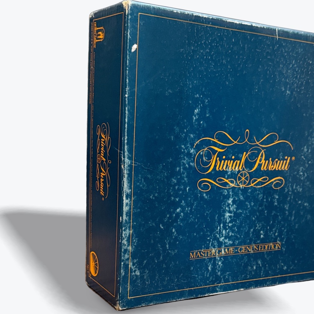 Trivial‎ Pursuit Master Game Genius Edition Vintage Board Game 1981